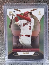 2025 Topps Welcome to the Club: 3 Times Mvp - Shohei Ohtani #2 Green Foil /99