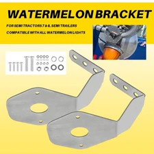 Amber/Red LED Watermelon Marker Lights with Brackets Indicator Lamp for Semi