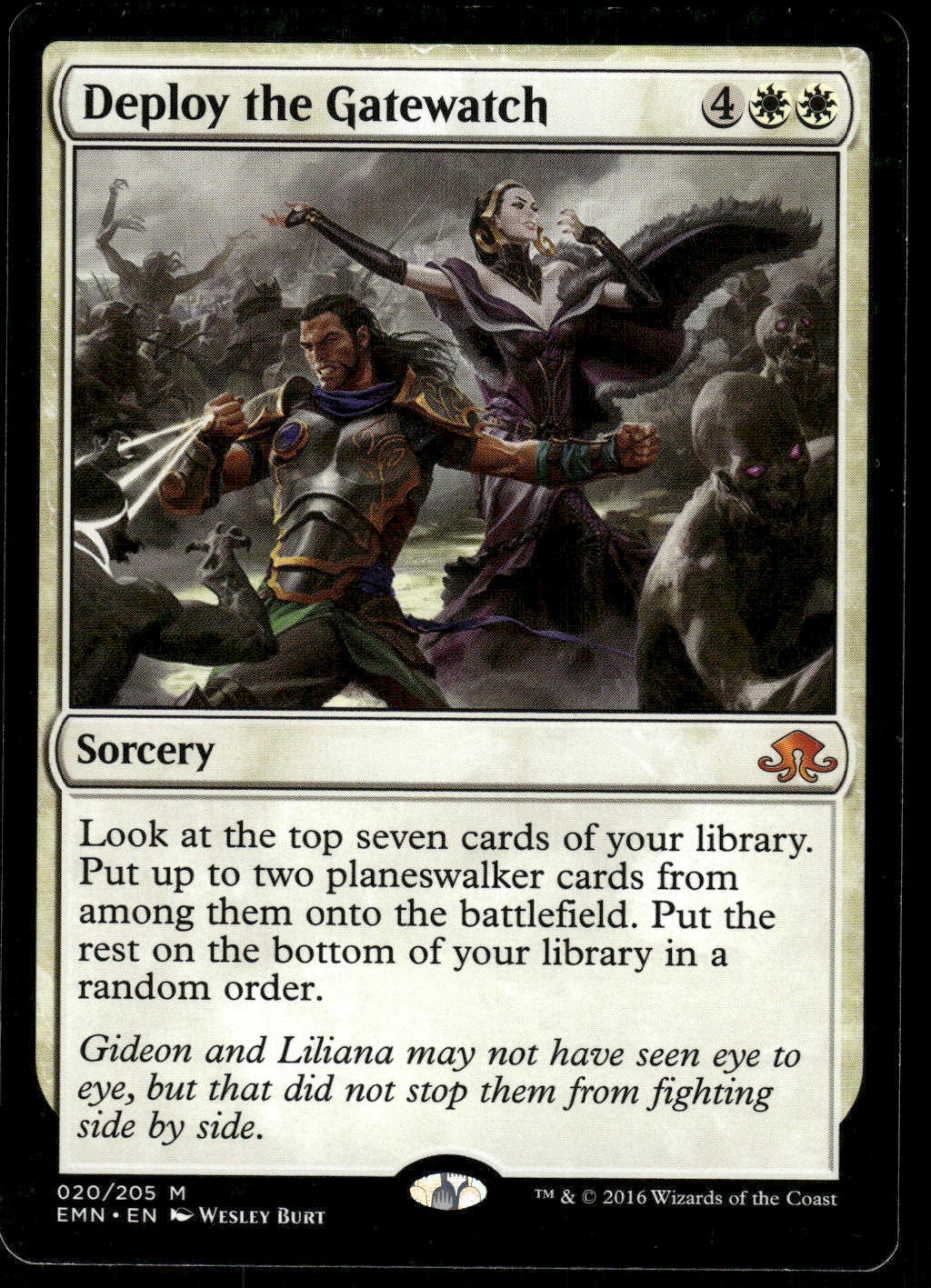1x Deploy the Gatewatch - Eldritch Moon - NM - MTG