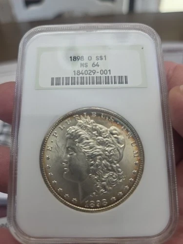 1898-O $1 Morgan Silver Dollar NGC MS64 Toner