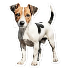 Jack Russell Terrier - Vinyl Decal Sticker - Car Window Laptop - ebn12201