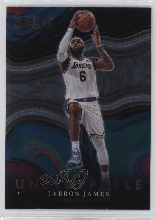 2021-22 Panini Select Unstoppable LeBron James #5 0t30