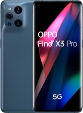 OPPO Find X3 Pro 5G 256 Go Bleu Reconditionné Très bon état