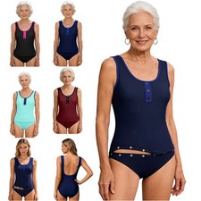 Womens Bodysuit Water Parties Bathing Suit Special Needs Swimwear Disability