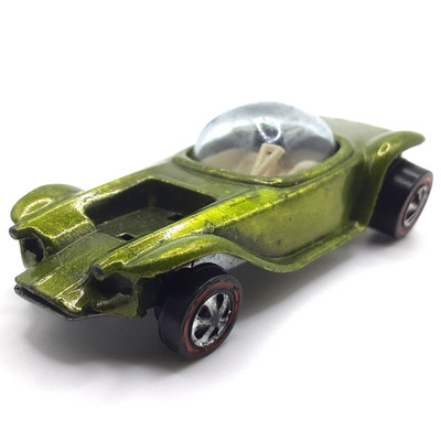 Hot Wheels Redline Beatnik Bandit 1968 Olive White Interior Made