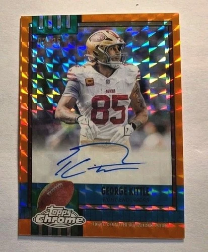 2025 Topps Chrome George Kittle Superfractor (RAW)