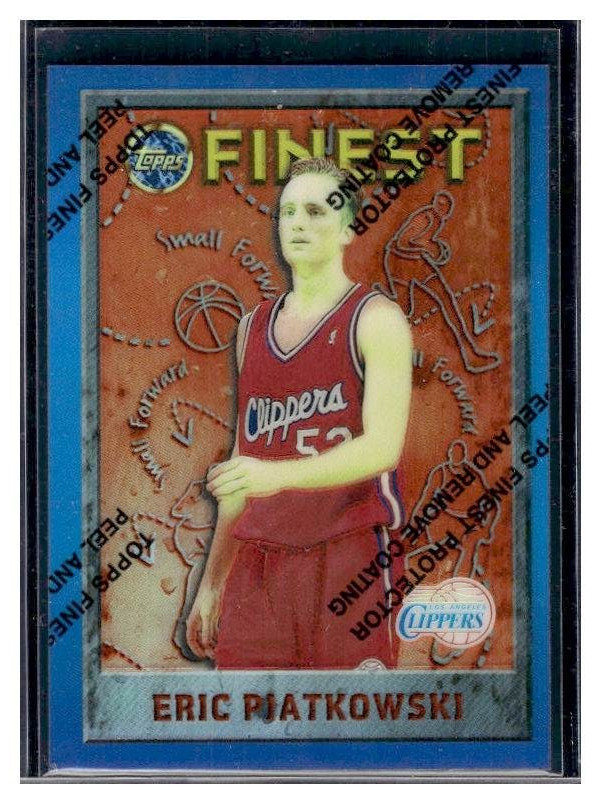 1995-96 Topps Finest Eric Piatkowski #172 Refractor w/Coating