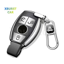 Leather TPU Key Case Cover A B C E GLA GLC CLA AMG W204 W205 Benz
