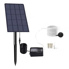 Efficiently Oxygenate Your Pond with a Compact 2 5W Solar Powered Aerator Pump