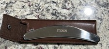 STICKON Stainless Steel Gua Sha Scraping Massage Tool With Faux Leather Case