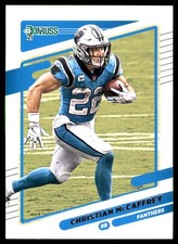 Christian McCaffrey 2021 Donruss #219 Panthers NFL READ FREE SHIP AutographDen