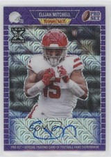 2021 Leaf Pro Set Metal 1989 Purple Mojo 6/25 Elijah Mitchell #PA-EM1 Auto a7t