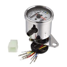 Portable Universal Motorcycle Dual - Odometer Instrument Assembly for Motorbikes