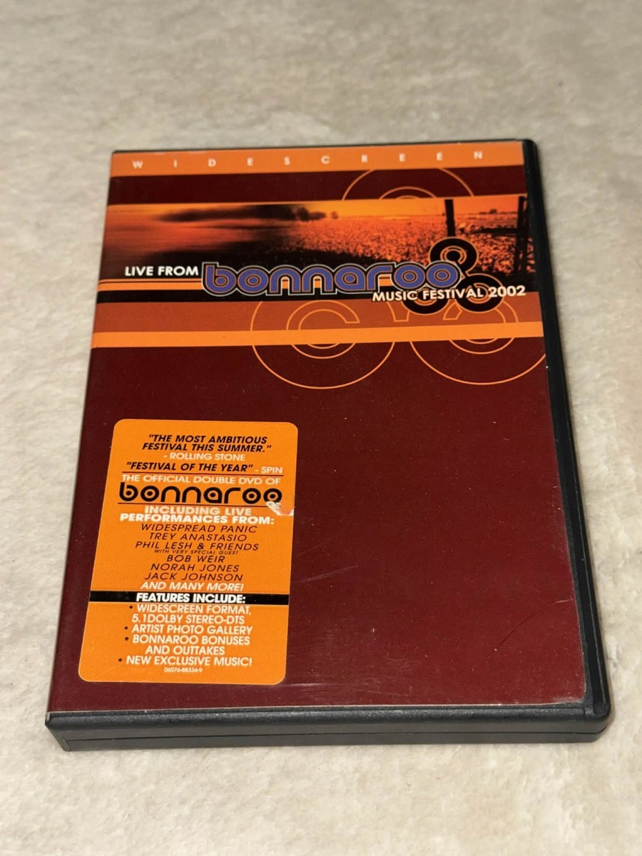 Rare 2002 2-Dvd Set LIVE FROM BONNAROO MUSIC FESTIVAL 2002