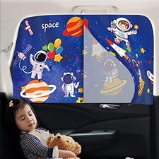 Car Sun Shade for Baby - Car Side Window Sun Shade 1 Pack Dark Blue Space