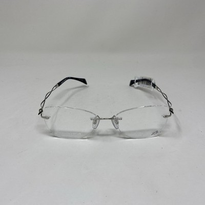 Line Art Charmant XL2147 WP 51-17-135 Black Clear Eyeglasses Frame UB03