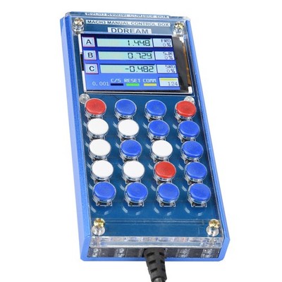 6 Axis Digital LCD Display Hand Manual Control Box CNC Serial Interfac SET