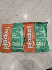 2 Plackers Micro Line Dental Tuffloss Fold-Ou...