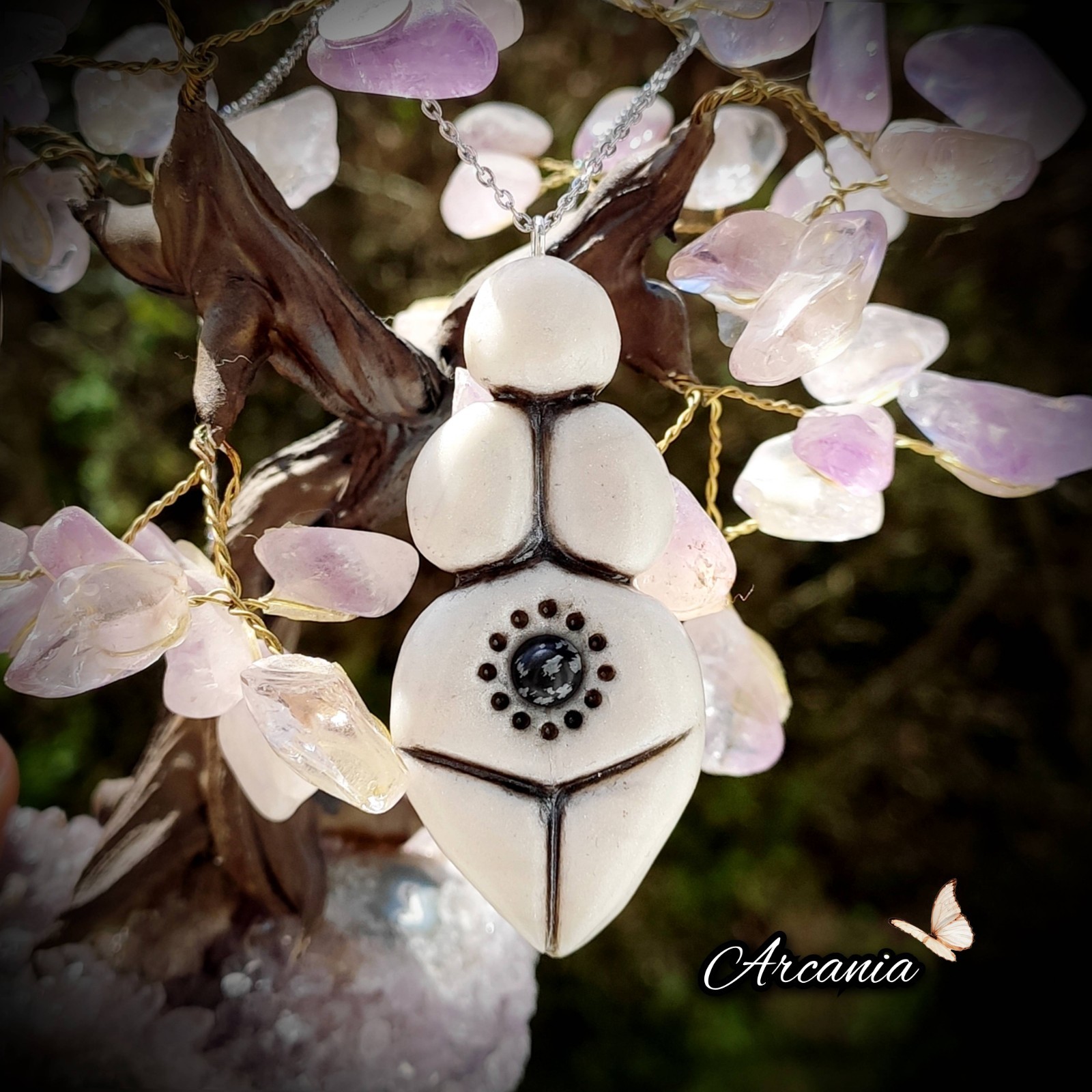 Collier déesse Gaïa fait main, reconnectez-vous à la nature au quotidien