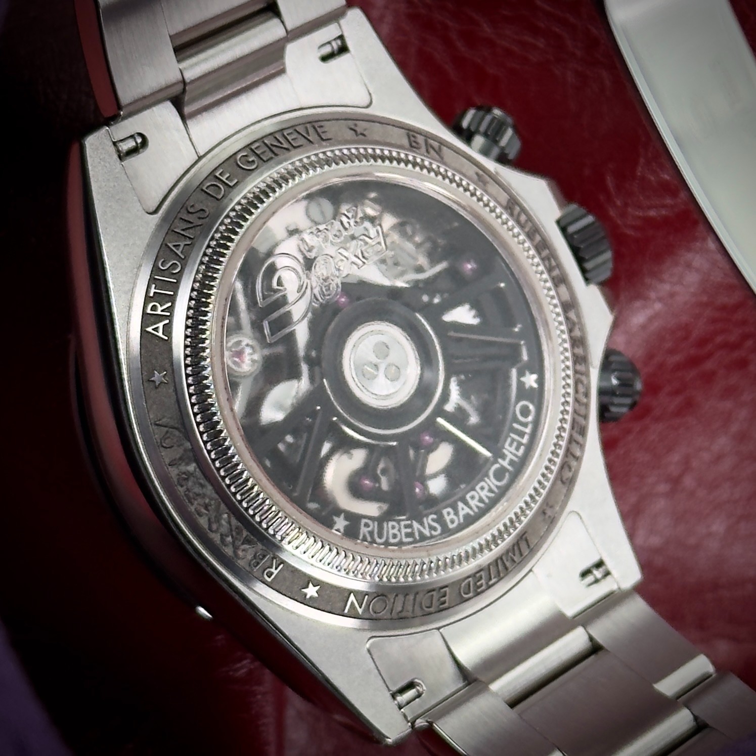 Rolex Daytona Artisans De Geneve Limited Edition Rubens Barrichello Fully Custom image 6