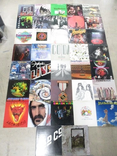 Lot(37)1970s/80s Rock,Prog,Psych 12" Records Zeppelin,Hendrix,Rush,Doors,Queen
