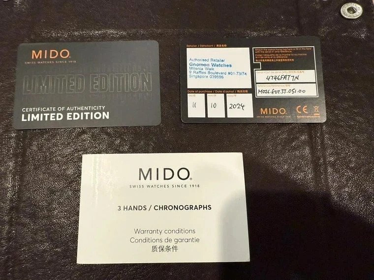 Mido OceanStar Decompression Timer 1961 Limited E… - image 8