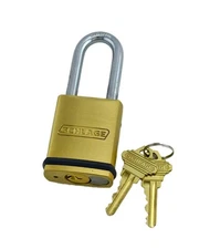 Schlage KS43F2300 Brass Padlock 2" Shackle "C" Keyway Cylinder Commercial HD NIB