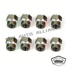 Hexagon Shape Gray Car Wheel Tire Air Valve Caps Stem Dust Cover 8pcs