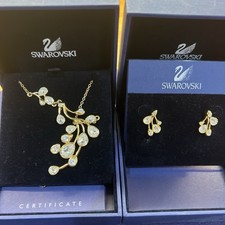 Swarovski Necklace and Earrings Set with Box