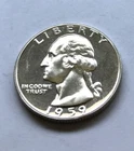 1959 Washington Quarter Silver Proof 25c Coin #3