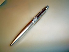 Sheaffer Sentinel Kugelschreiber – Gebürstetes Chrom Mit Schwarzem Barrel, Klickbar | Elegantes Schreibgerät Für Büro & Alltag
