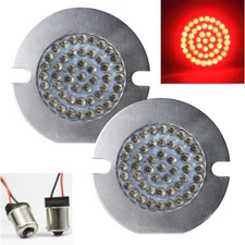 Eagle Lights Harley 3" FLAT LED Rear Turn Signals Road King Heritage Softail 