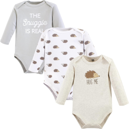 Unisex-Baby Cotton Long-Sleeve Bodysuits