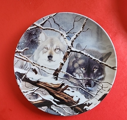 Eyes In The Myst Plate # 8035 B Daniel Renn Pierce Eyes Of The Wild Wolves - Bild 2 von 12