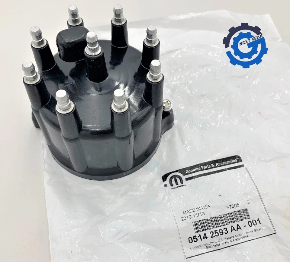 NUEVA tapa de distribuidor Mopar para Cherokee Gr Cherokee Wrangler 1994-1999 05142593AA Foto 3 de 4