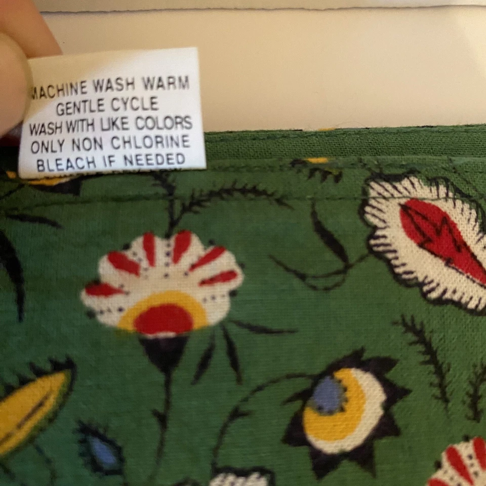 Williams and Sonoma 7 manteles individuales Provenza Francesa Verde Paisley Floral 20x14 Foto 3 de 4