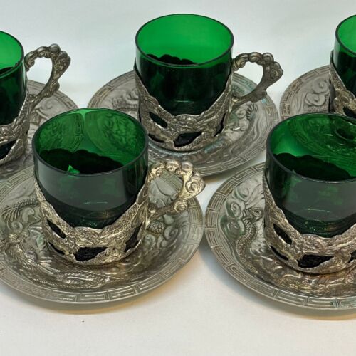 Vintage Japanese 10 Piece Tea Set Y in Yatch Yamatogumi - Picture 3 of 6