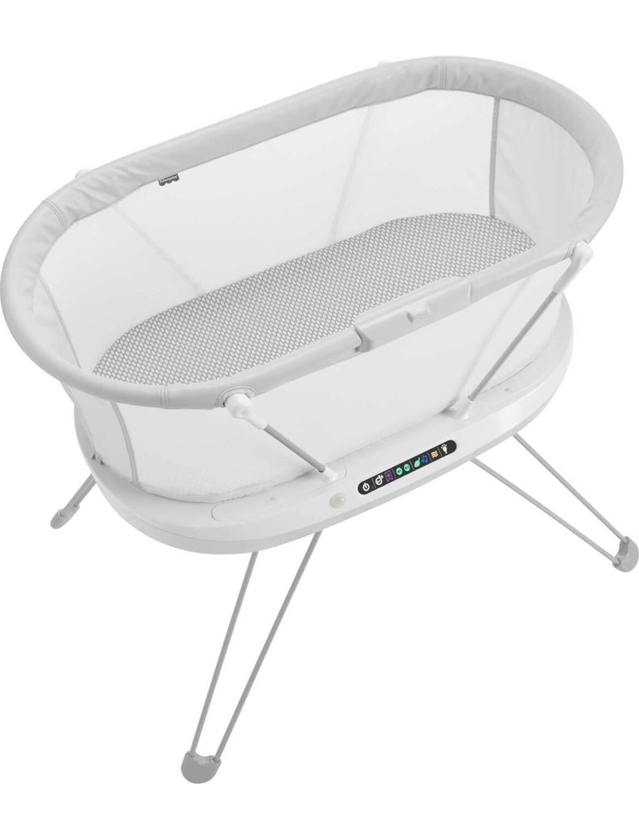 Fischer Price Baby Bedside Sleeper Luminate Bassinet With Vibration Fischer Price Baby Bedside Sleeper Luminate Bassinet With Vibration