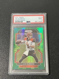 2021 Prizm Joe Burrow Green Hyper Prizm 134/175 Bengals #273