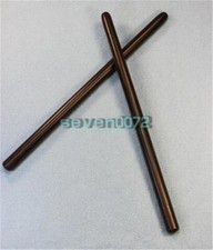 New 300MM Ebony Lumber 15mm Eog Stick Black DIY For Jewelry Make Craft 2Pcs