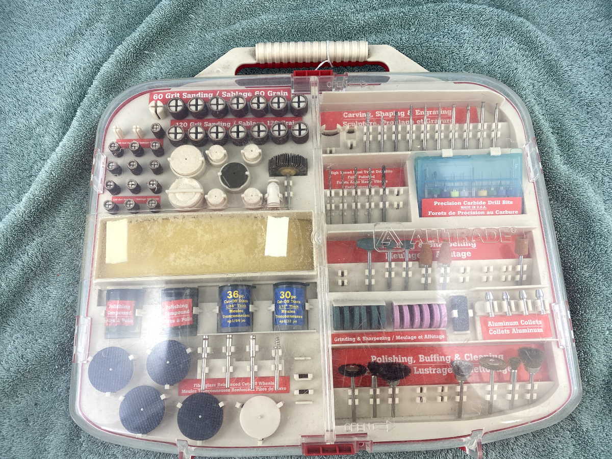 Alltrade Rotary Tool Accessory Set 182 set Some missing as