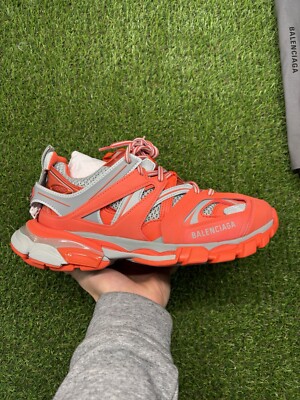 Size 41 EU (8 US) - Balenciaga Track Sneaker ' Orange, Gray