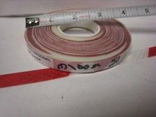 3M BRZ983L WHITE  RED / SILVER Reflective Diagonal Stripe Tape 3/8" x 50'