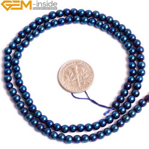 Metal Bead Spaers Hematite Reflections Stone For Jewelry Making 15" Various - 第 17/123 張圖片