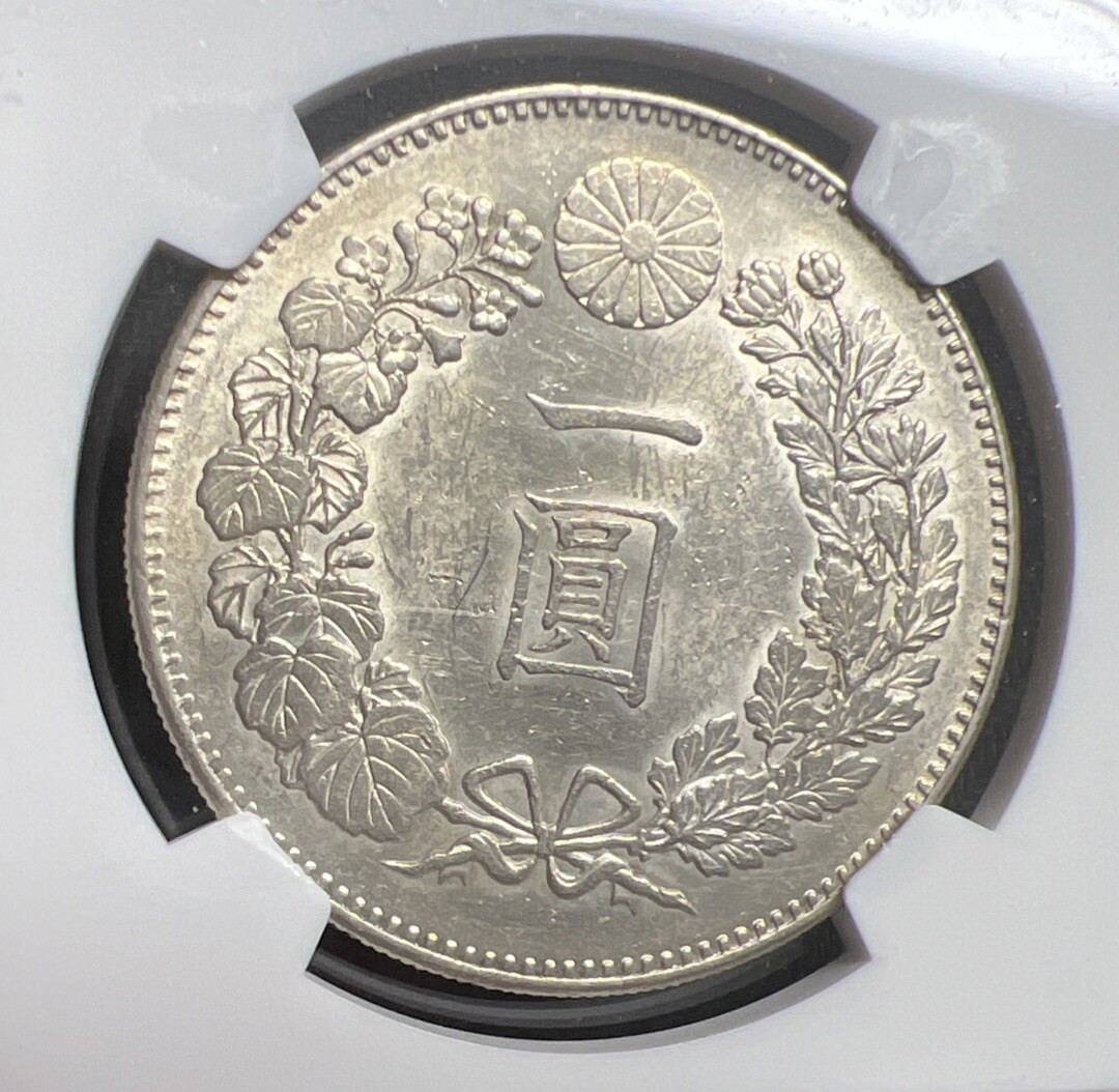 1889 (M22) Japan Yen NGC UNC Details, Lustrous Silver Coin | eBay