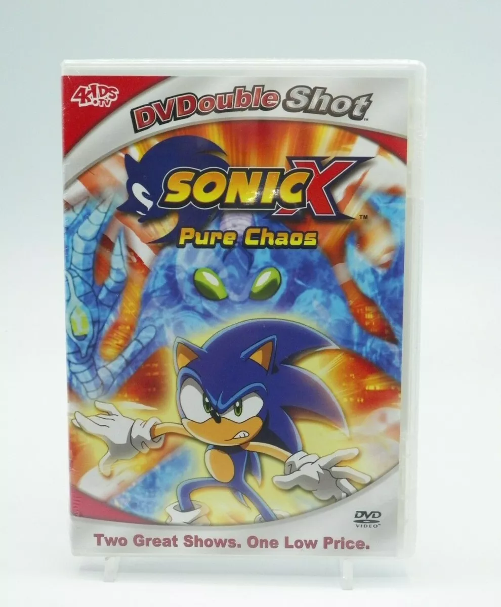 Sonic X Pure Chaos DVD New Sealed