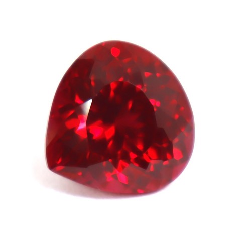 Natural Blood Red Ruby 9.50 Ct Pear Cut GIE Certified Loose Gemstone 629 - Picture 5 of 8