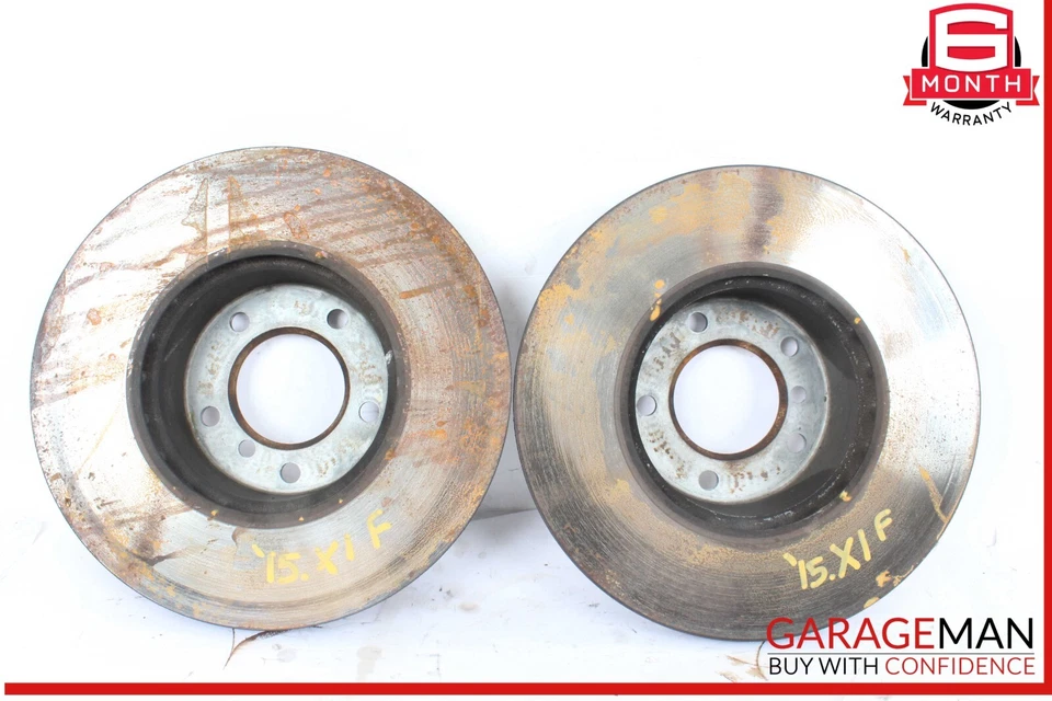 Комплект из 2 оригинальных передних левых и правых дисковых тормозных дисков роторов для BMW X1 12-15 годов выпуска - Изображение 2 из 4