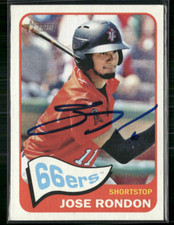 Jose Rondon Signed 2014 Heritage Minors IP Auto #81