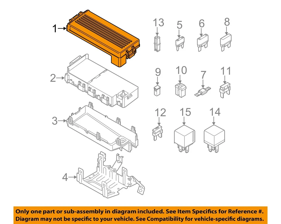 Used Fuse Box Engine fits: 2008 Ford Taurus  Grade A - Image 3 of 4